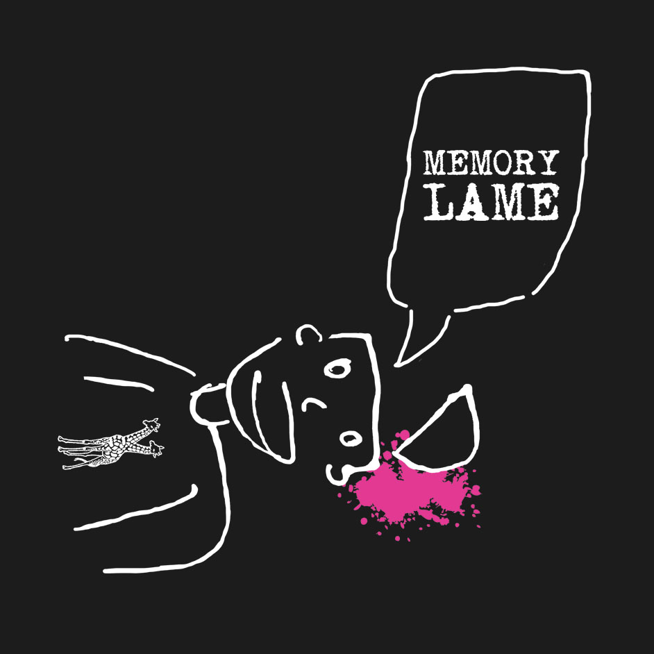 Product shots of Giraffes? Giraffes! - Memory Lame Shirt