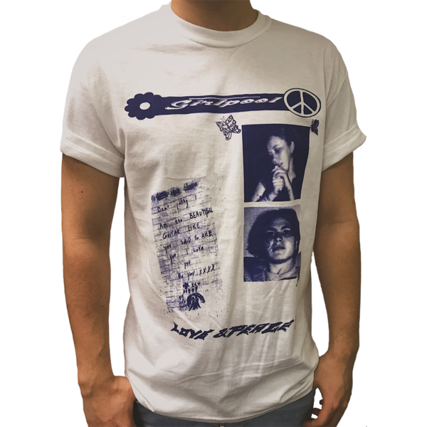 Peace and Love Tee (white)