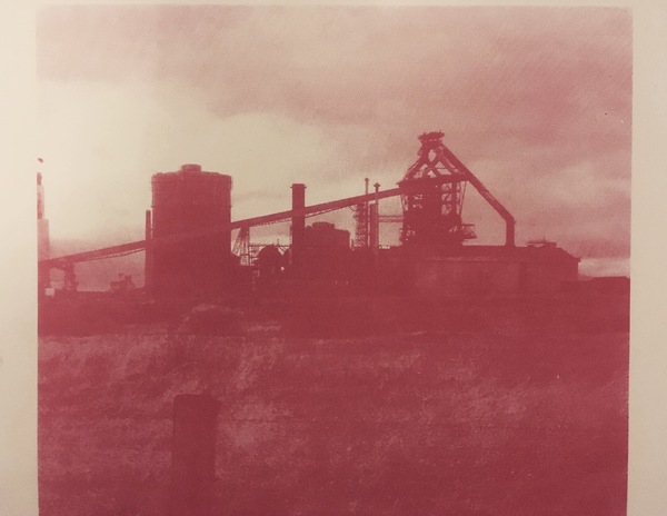 Teesside industry colourful print