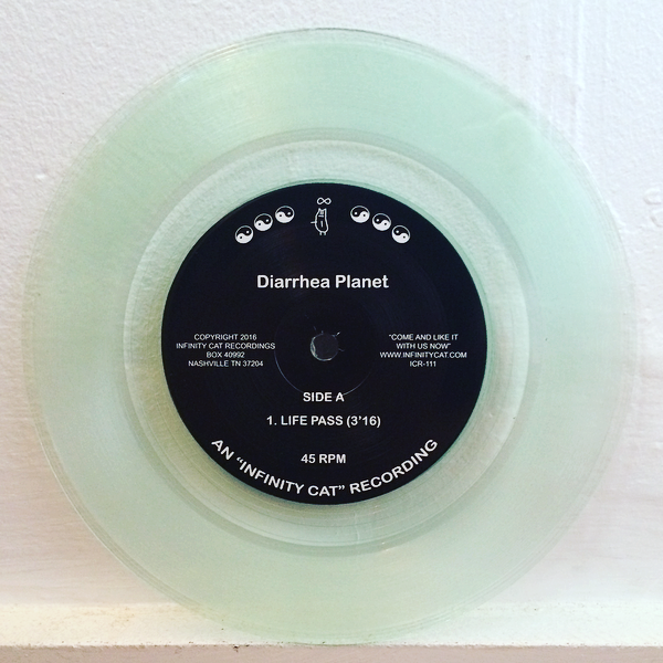 Diarrhea Planet/Music Band “Life Pass/Green Lights” 7”
