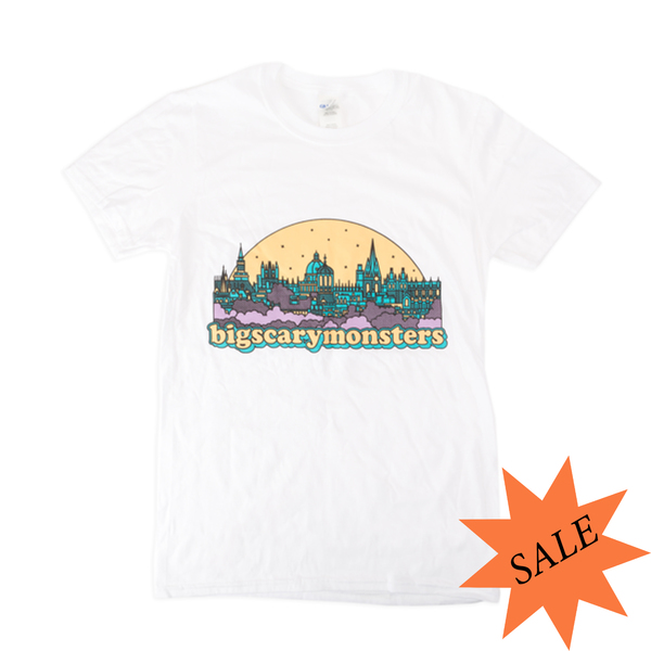 BSM City T-Shirt - Heather Grey/White