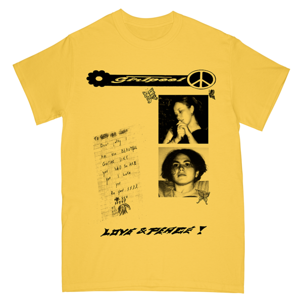 Peace and Love Tee (yellow)