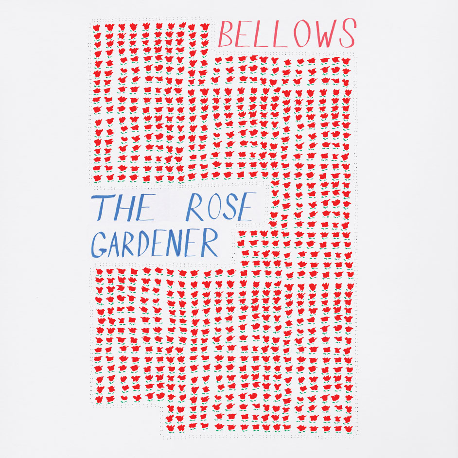 Product shots of Bellows - The Rose Gardener T-Shirt