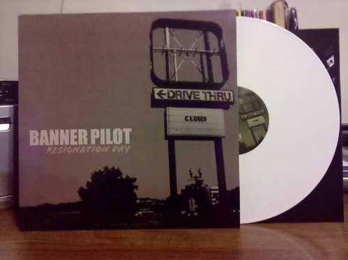 Popkid Records Banner Pilot Resignation Day Lp White Vinyl 330