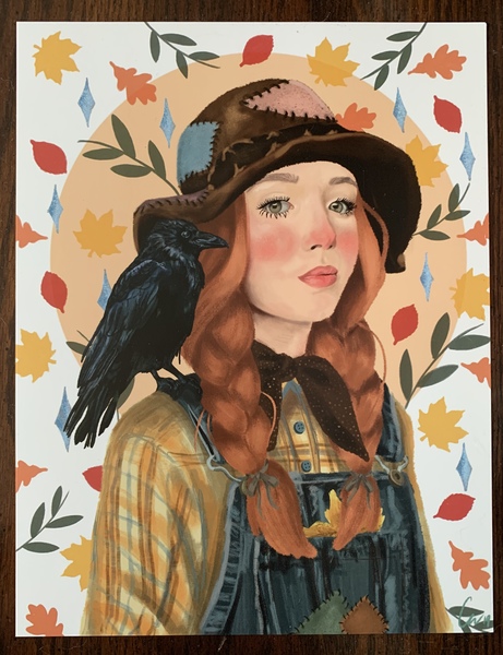 Scarecrow Girl Print