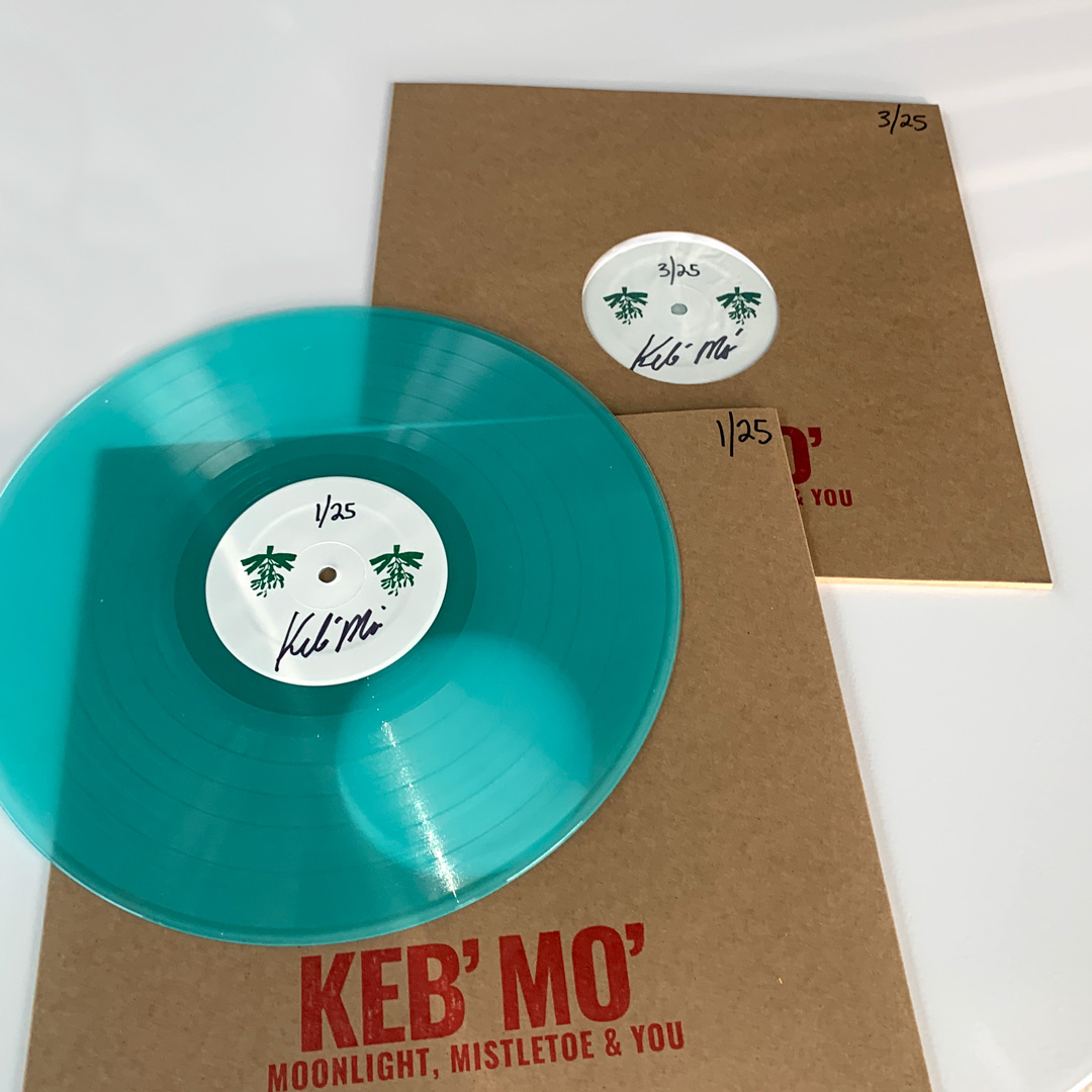 Signed Vinyl Test Pressing + Translucent Blue Vinyl LP bundle (25 available) Keb' Mo'