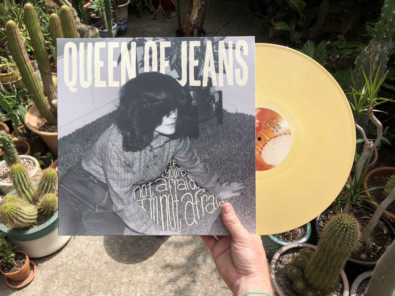 Product shots of Queen of Jeans - If you're not afraid, I'm not afraid