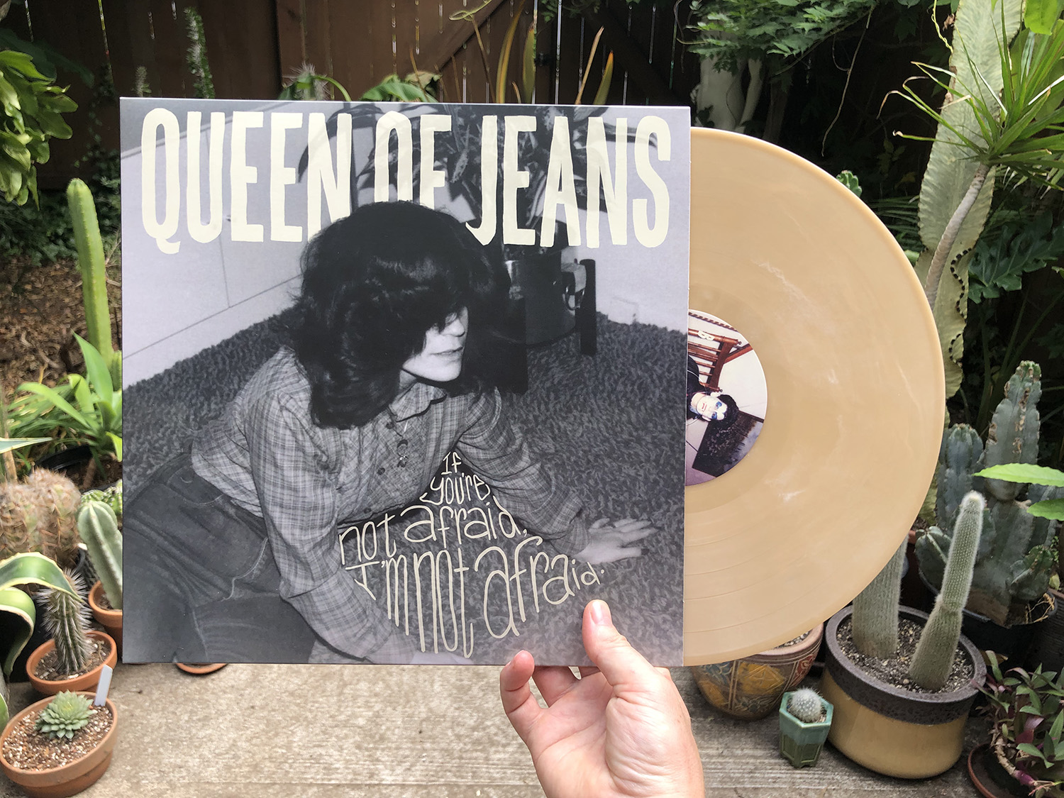 Product shots of Queen of Jeans - If you're not afraid, I'm not afraid