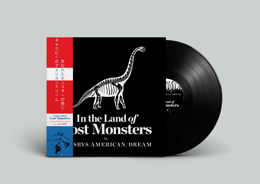 Gatsbys American Dream - In the Land of Lost Monsters vinyl cover with OBI strip