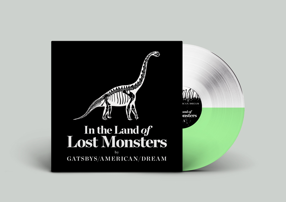 Gatsbys American Dream - In the Land of Lost Monsters glow in the dark / clear split vinyl