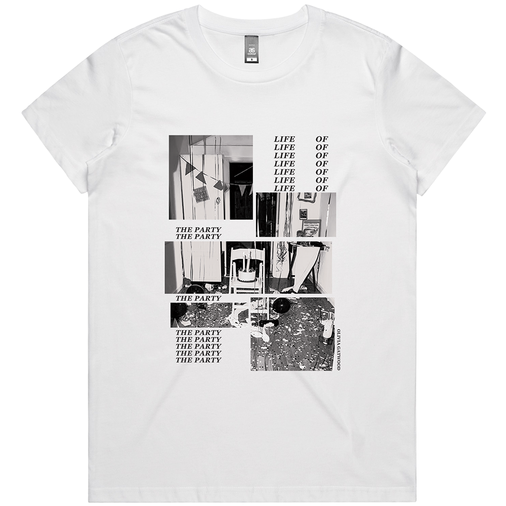 white tee party