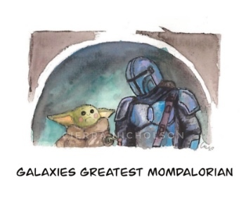 Galaxies Greatest Greeting Card