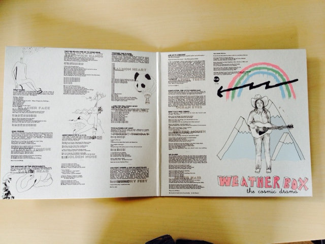 Product shots of Weatherbox - The Cosmic Drama