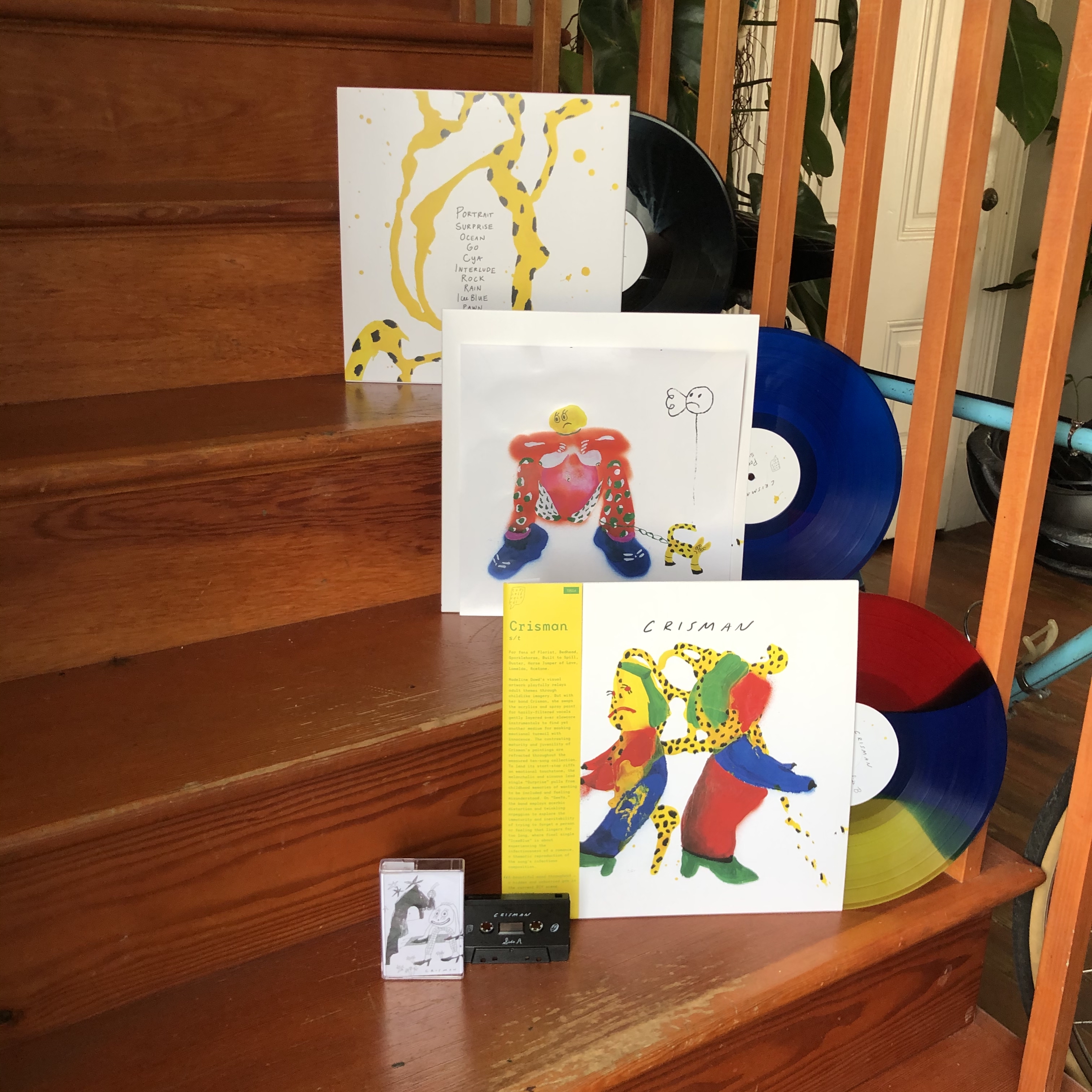 Product shots of Crisman - S/T