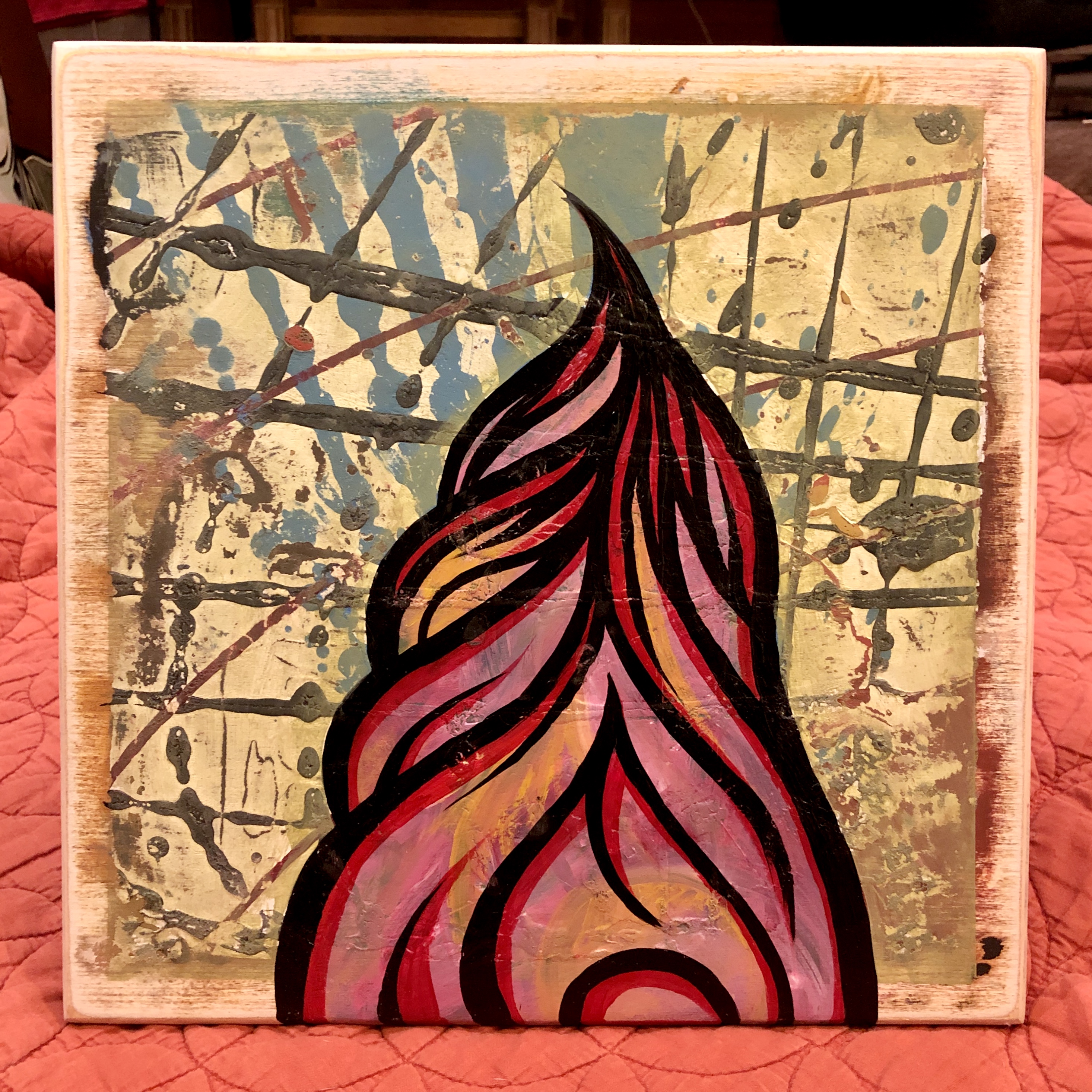 'Peace Plant' - original painting.