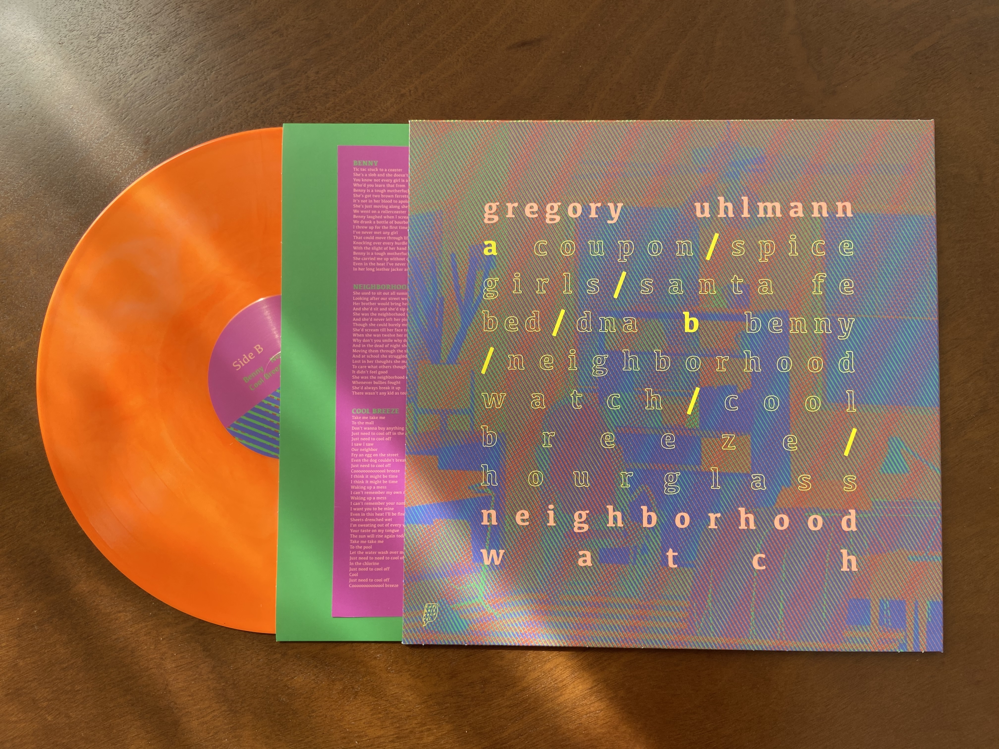 Product shots of Gregory Uhlmann - Neighborhood Watch