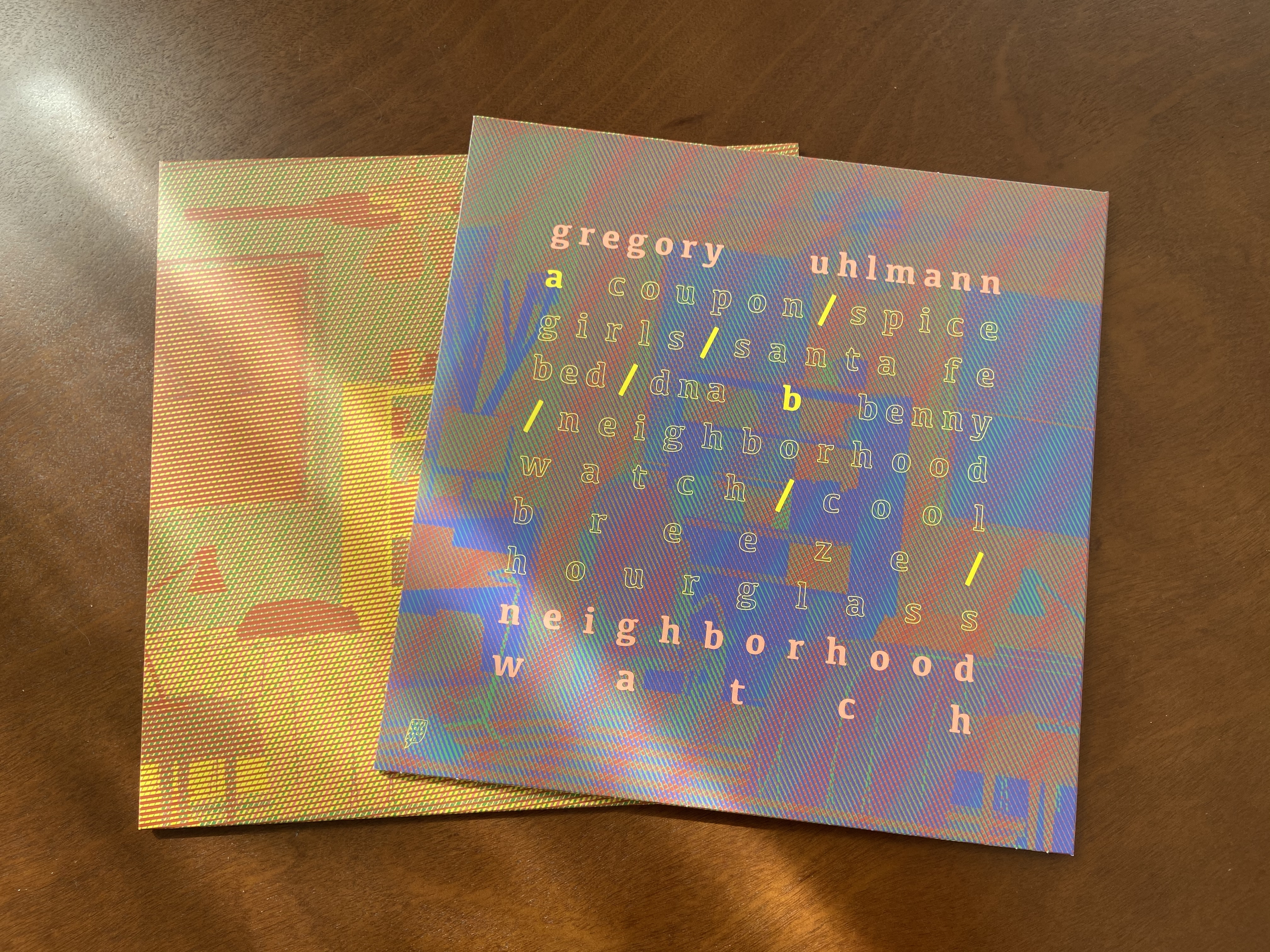 Product shots of Gregory Uhlmann - Neighborhood Watch