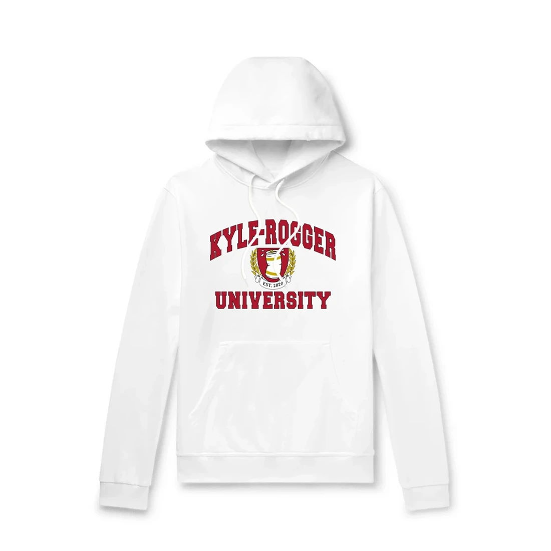 Kyle-Rogger Uni Hoodie - White