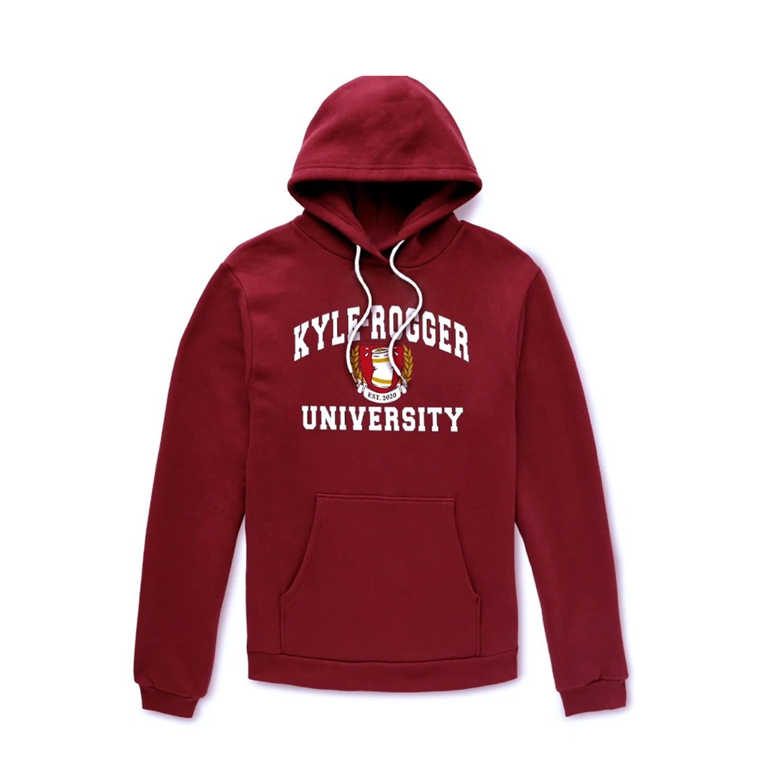 Kyle-Rogger Uni Hoodie - Burgundy