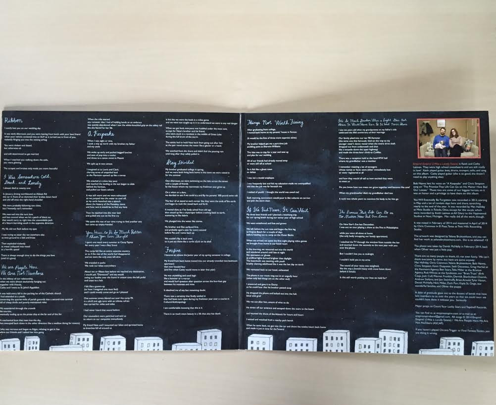 Product shots of Empire! Empire! (I Was a Lonely Estate) - You Will Eventually Be Forgotten