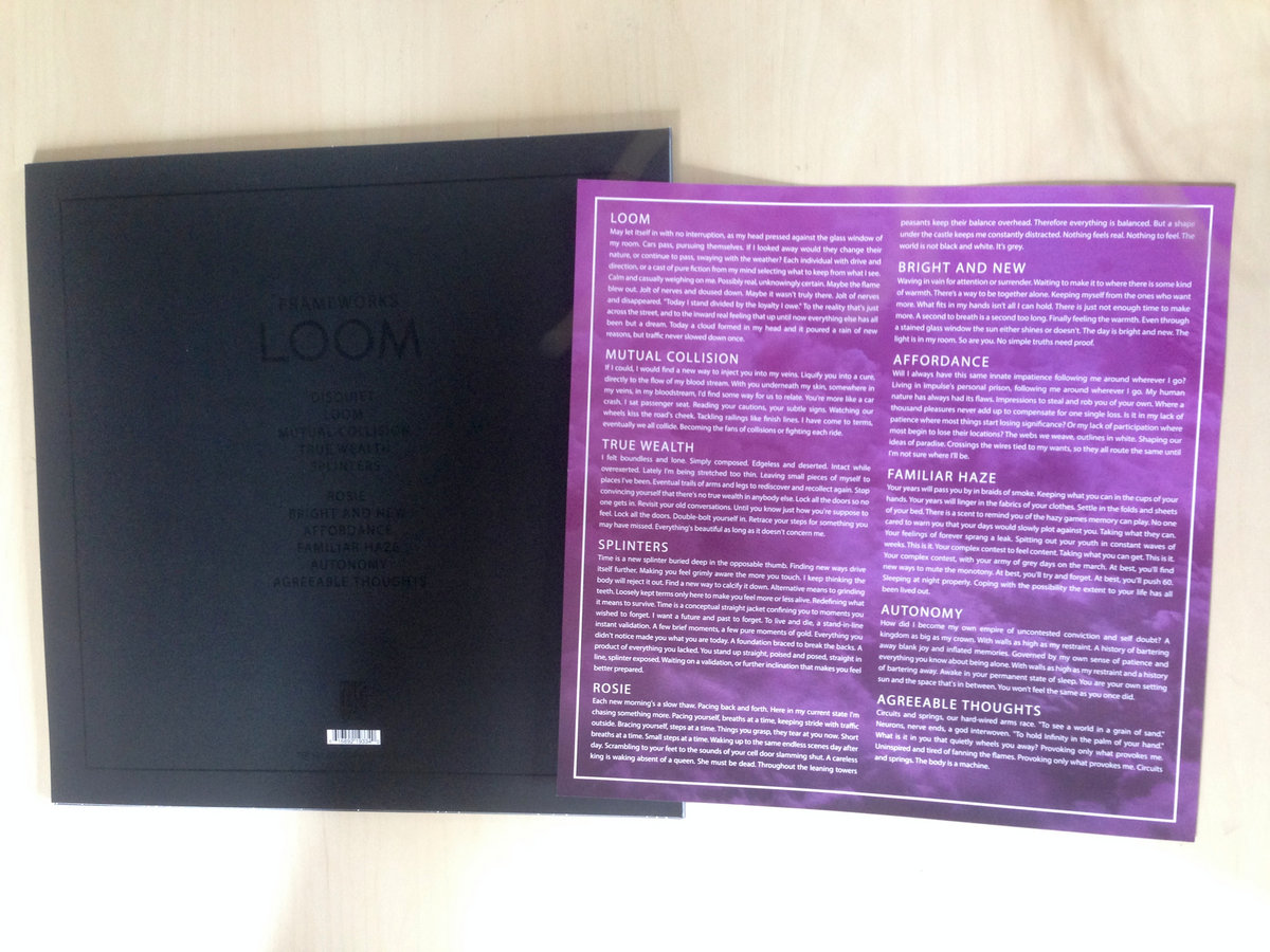 Product shots of Frameworks - Loom