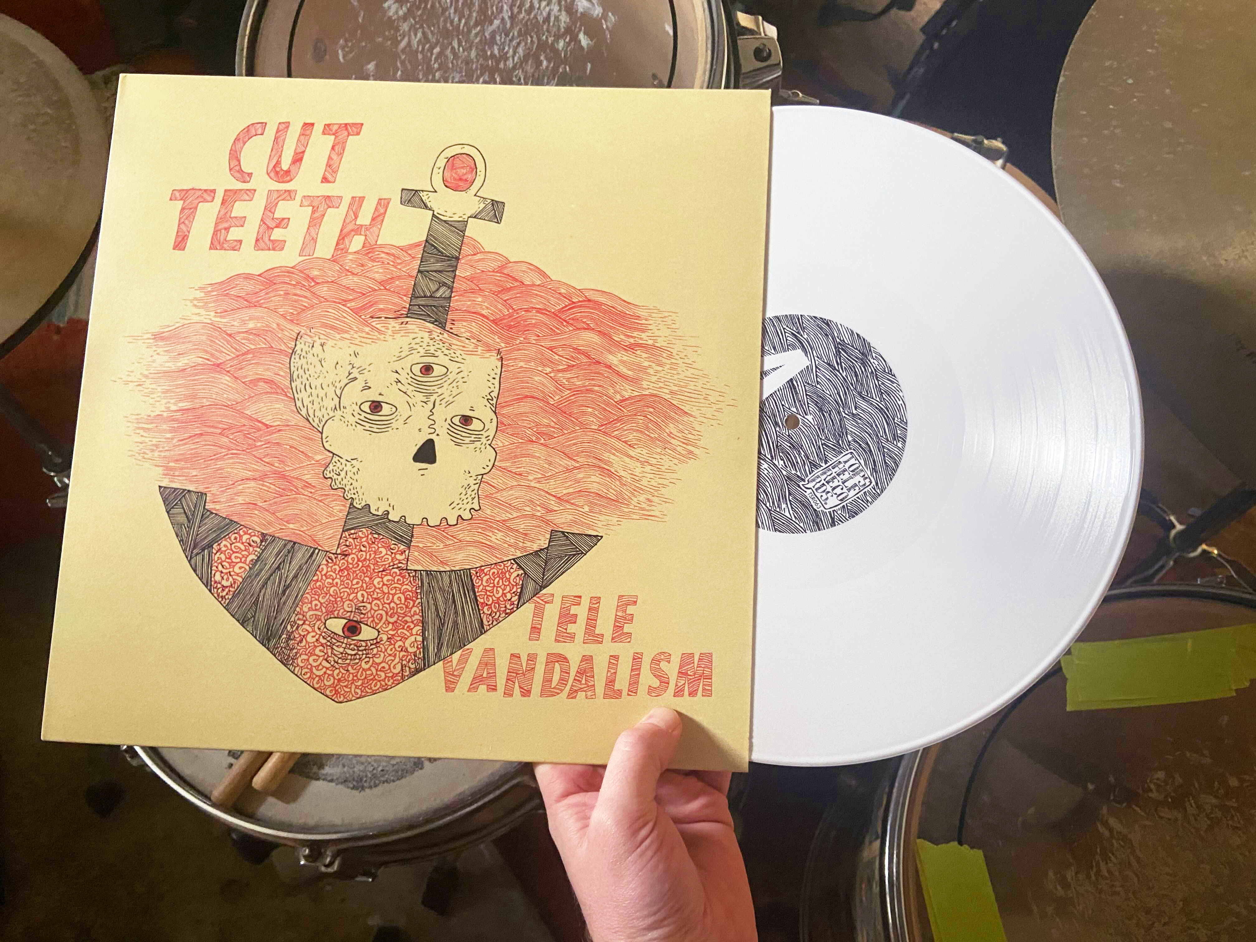 Product shots of Cut Teeth - Televandalism