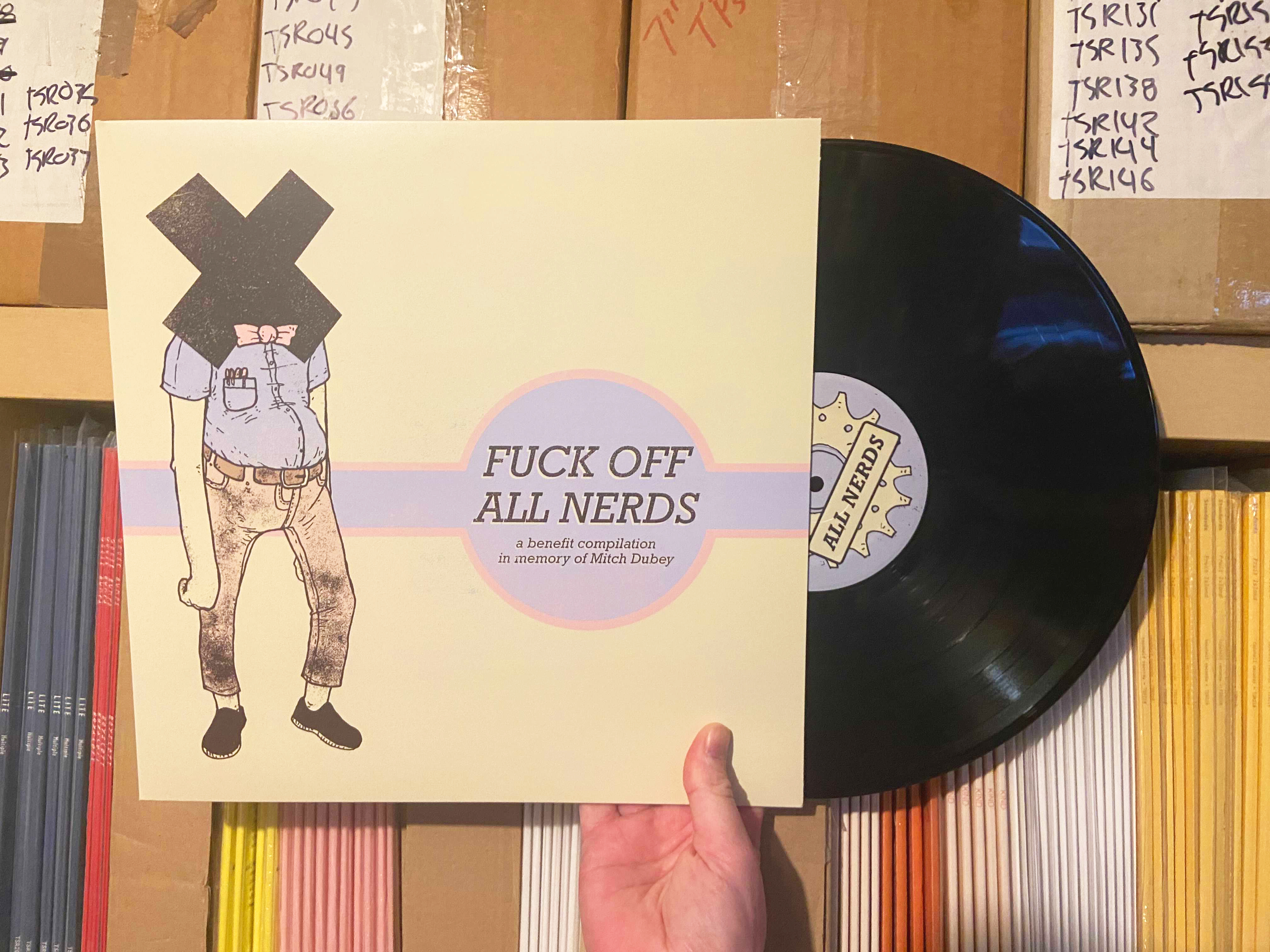 Product shots of V/A - Fuck Off All Nerds