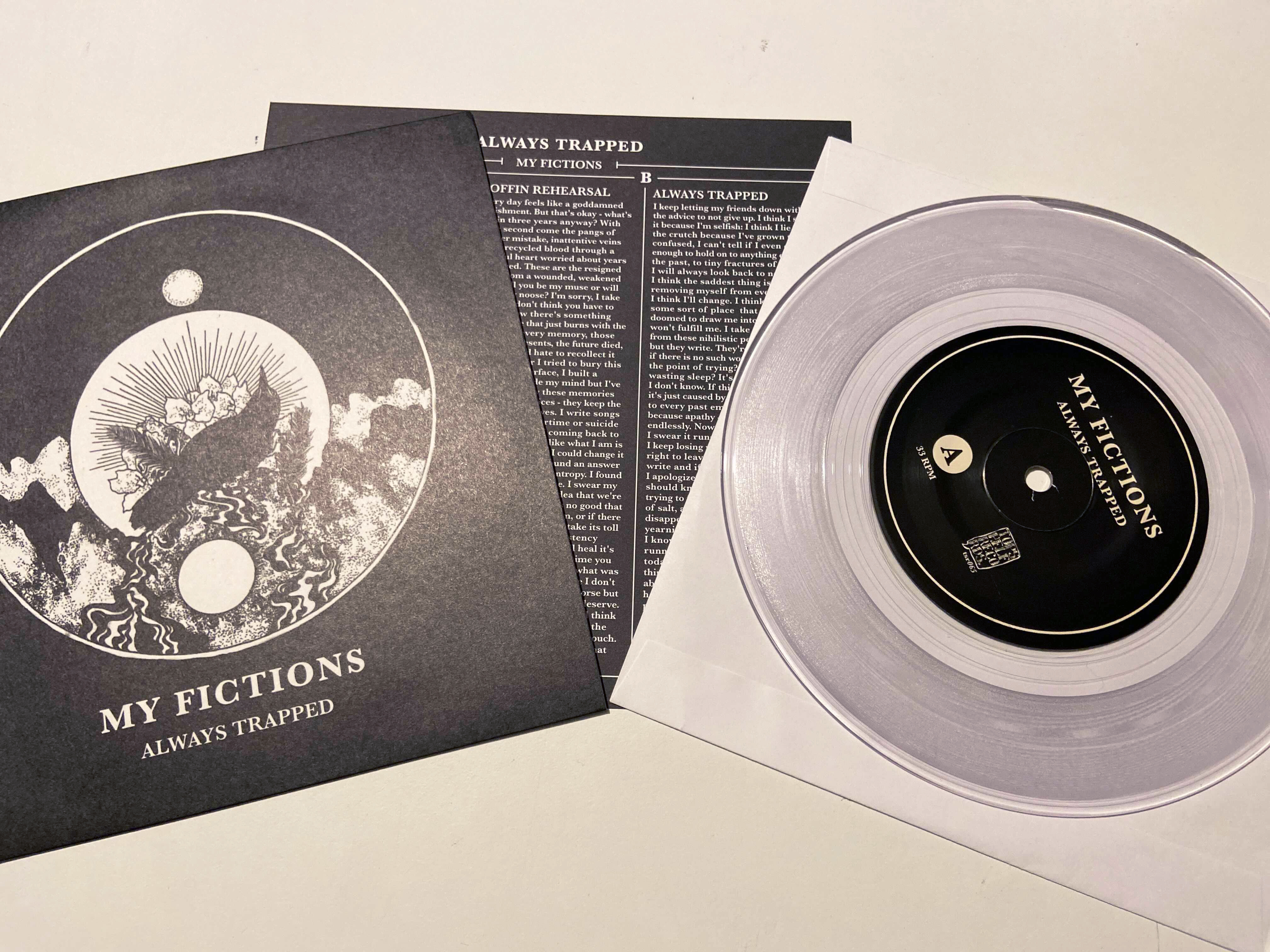 Product shots of My Fictions  - Always Trapped 