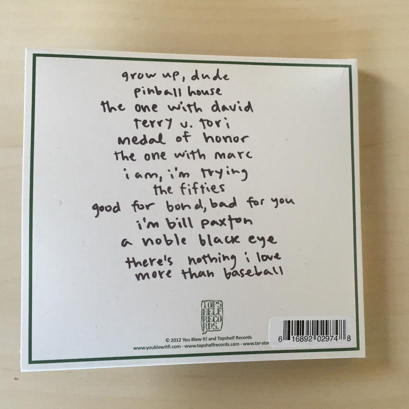 Product shots of You Blew It! - Grow Up, Dude