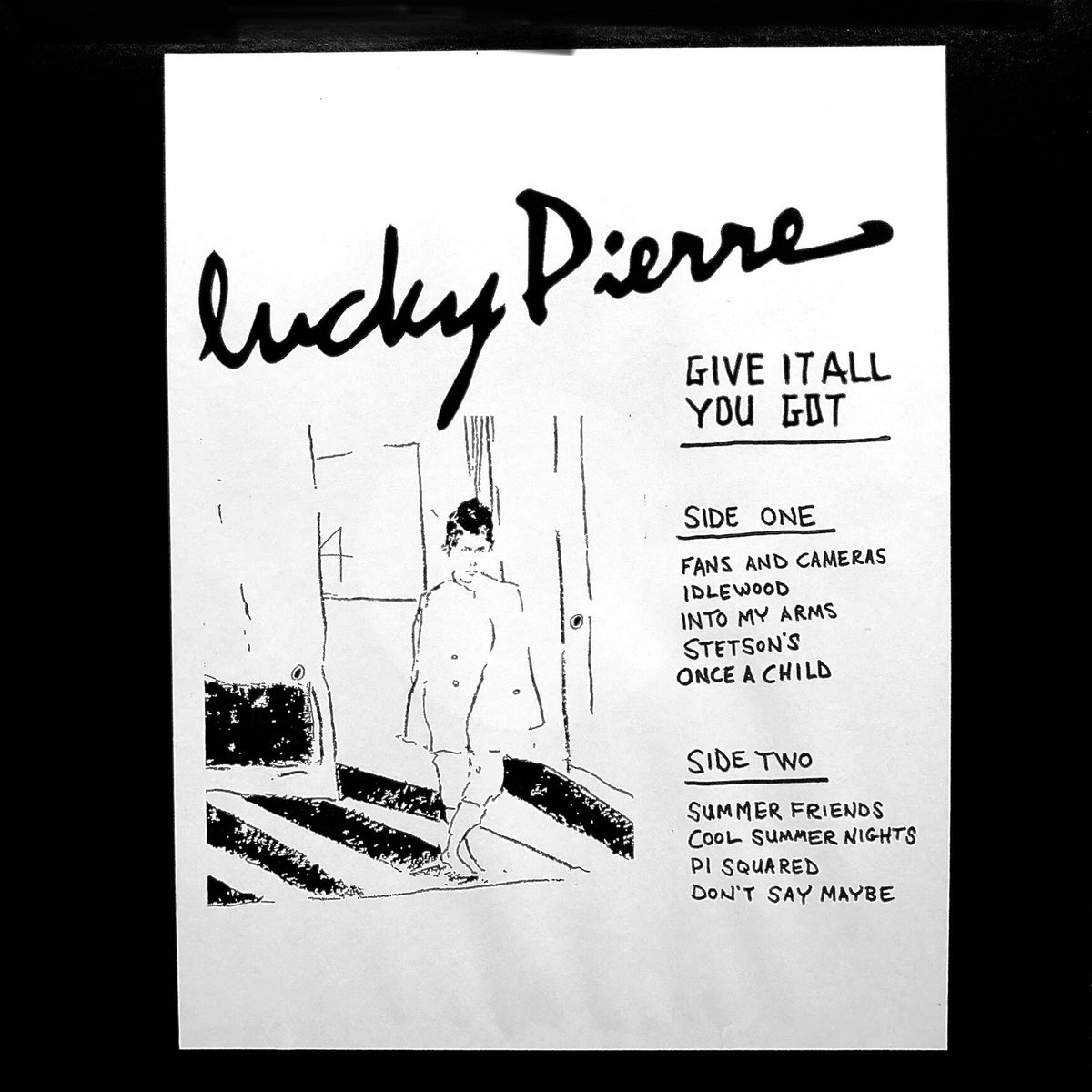 LUCKY PIERRE Give It All You Got LP Static Shock Records