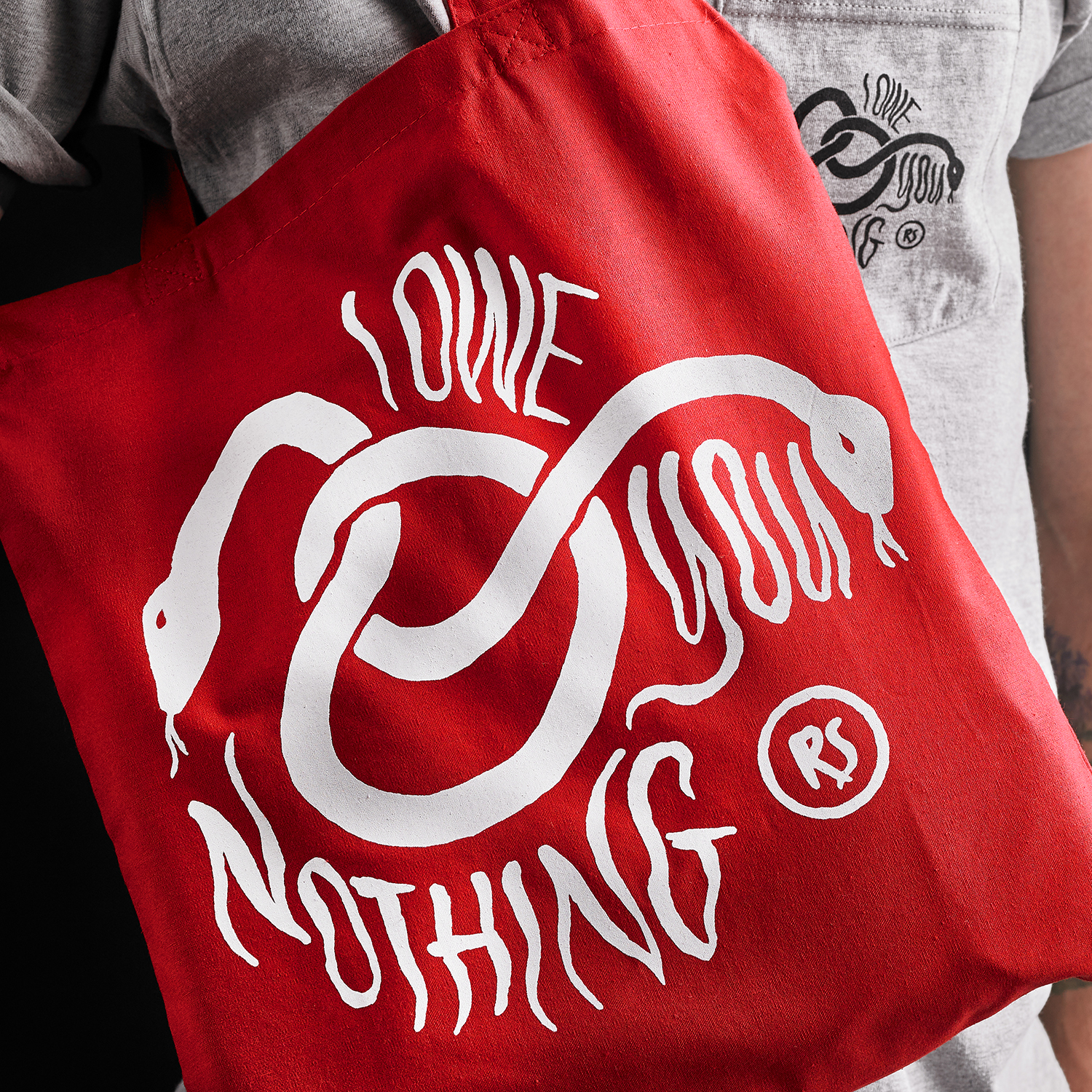 Product shots of Record Setter - IOYN Shirt + Tote