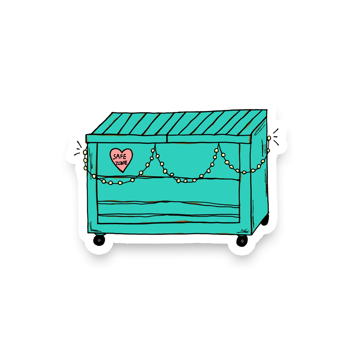 Dumpster Sticker