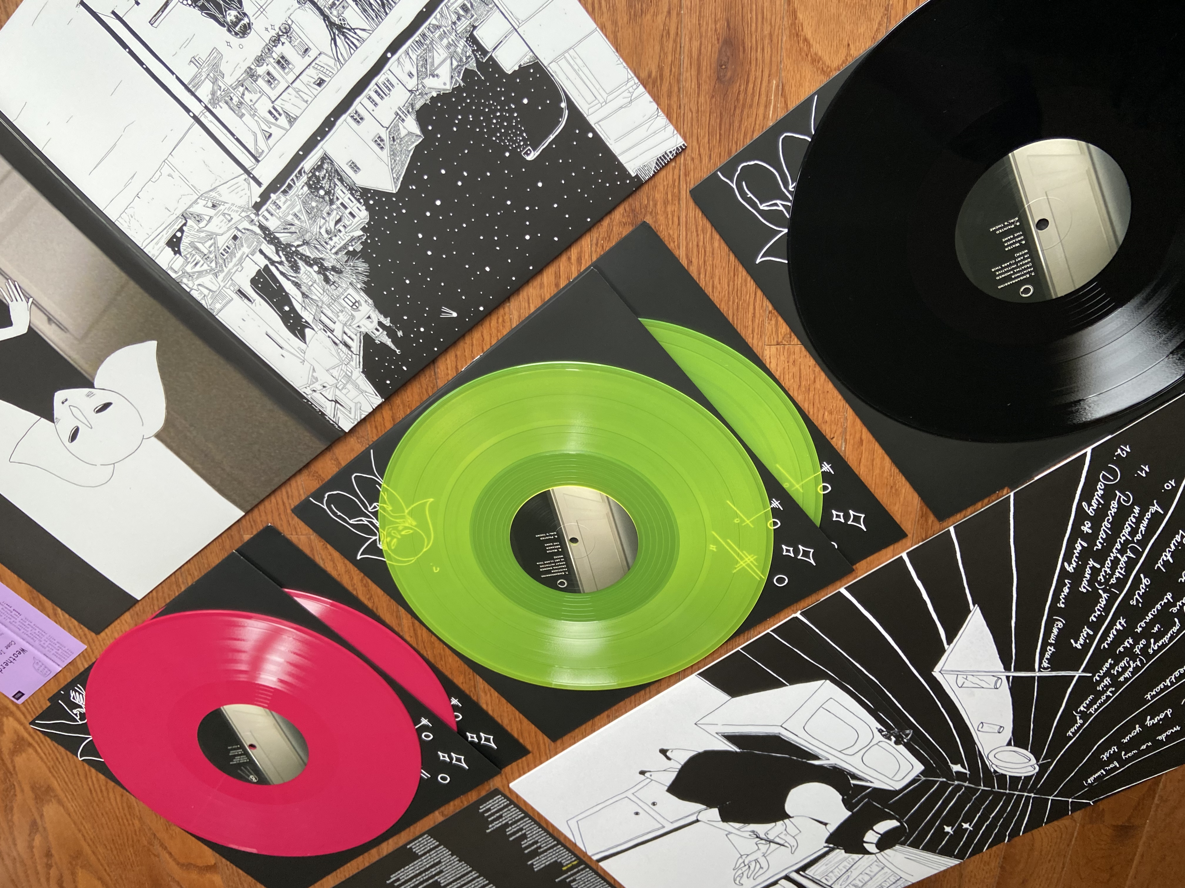 Product shots of Weatherday - Come in