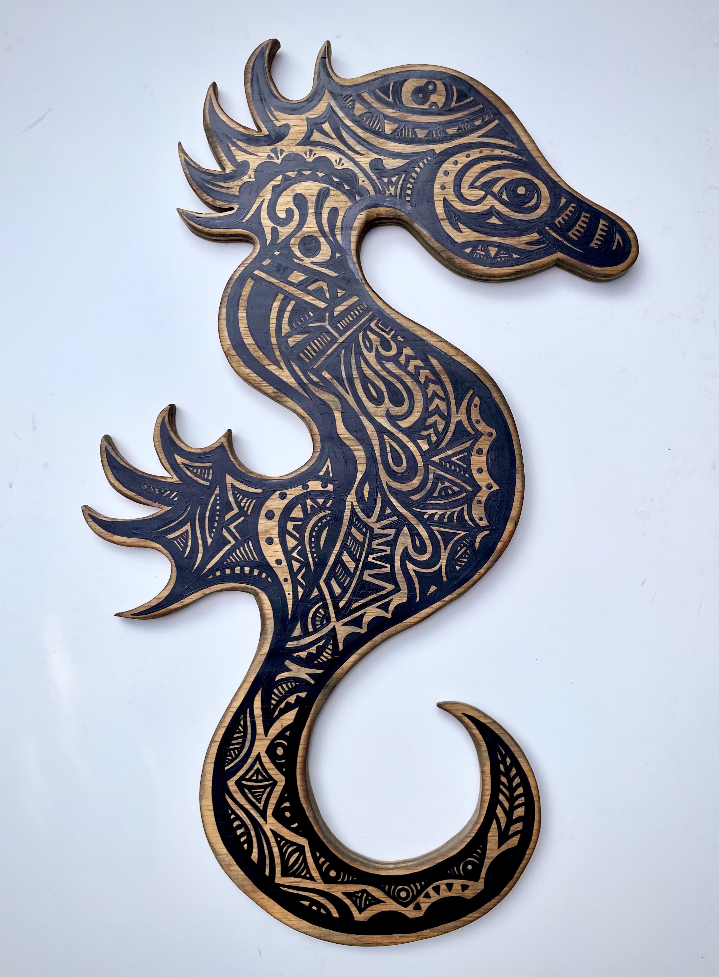 Wooden Seahorse