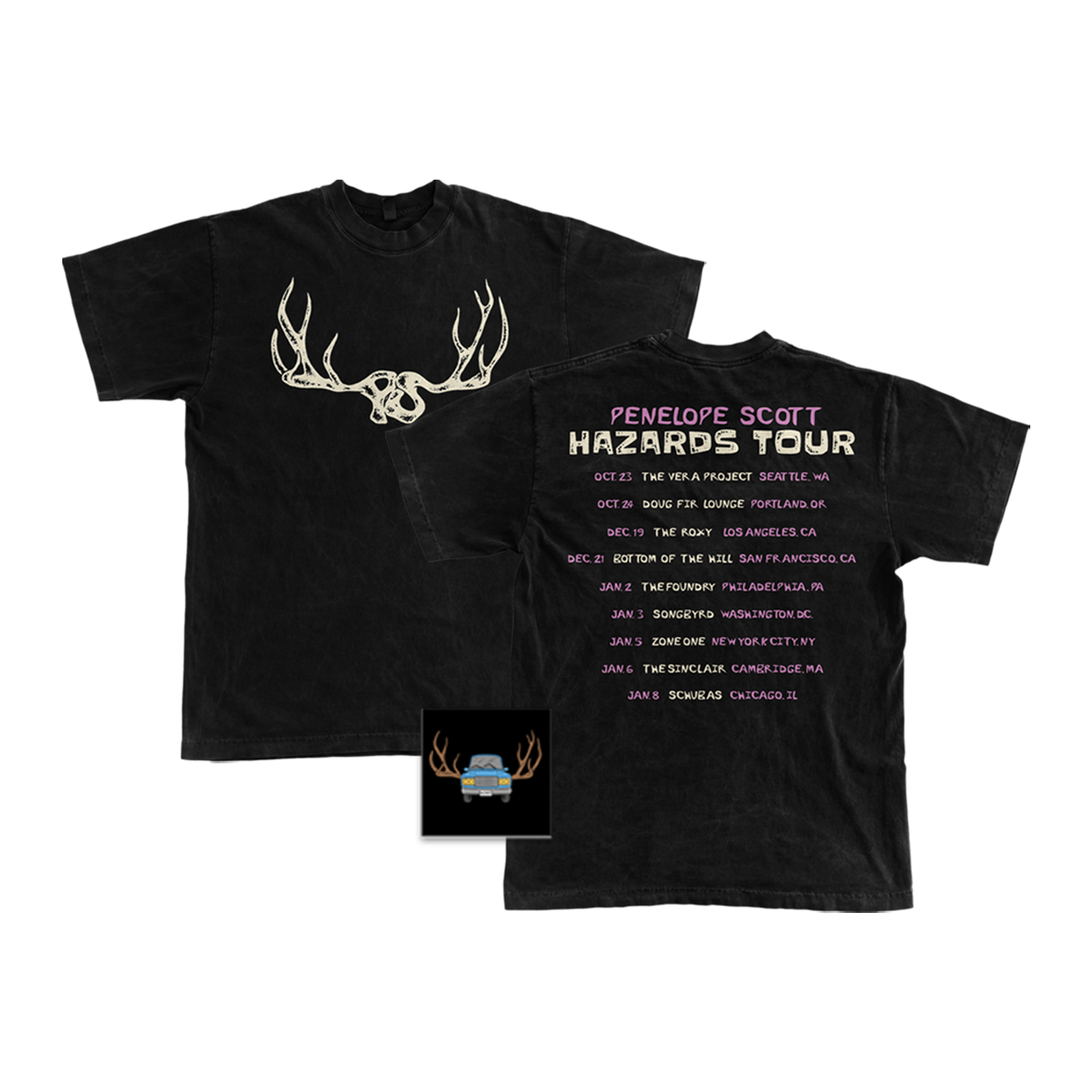 Hazards Pin + Tour Tee