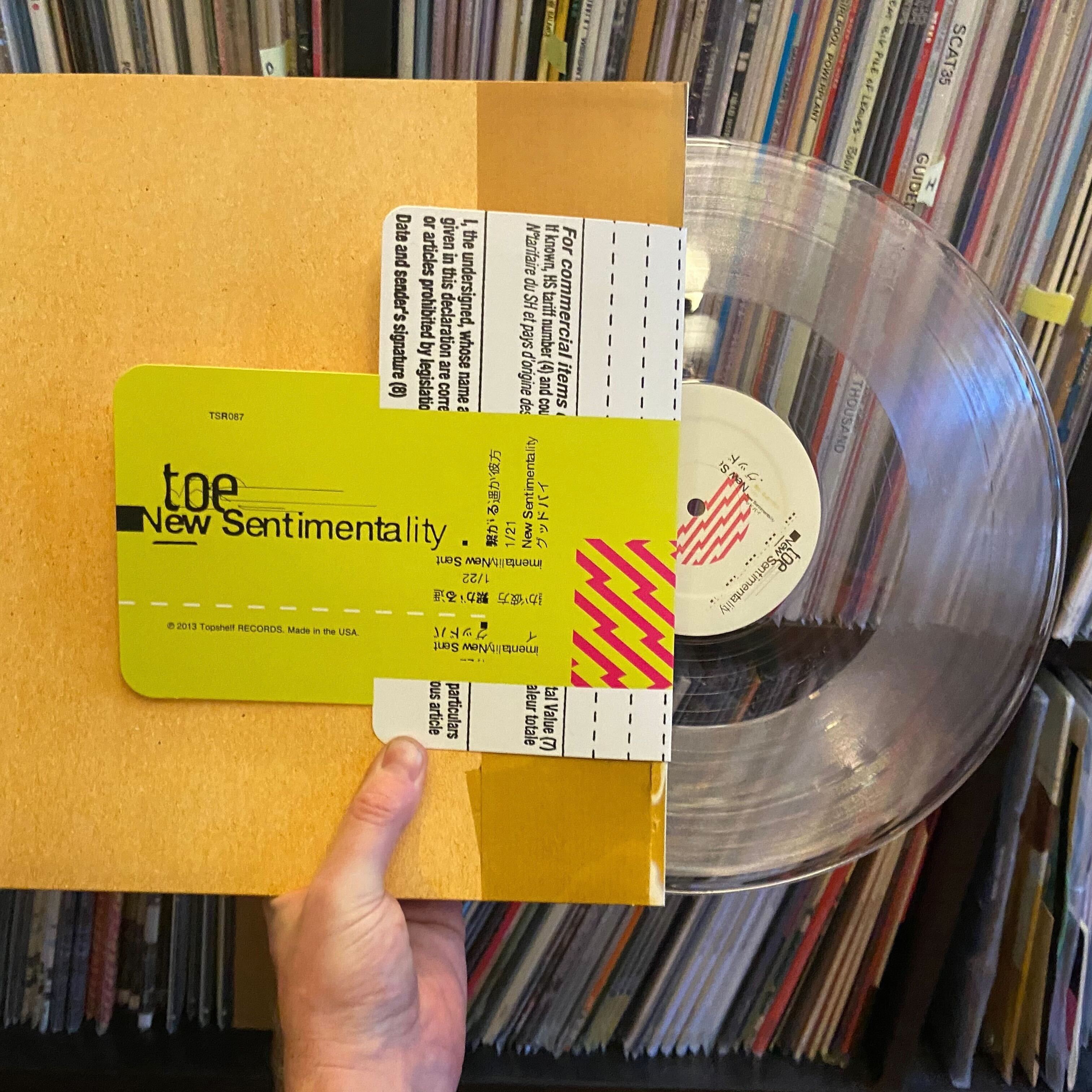 Product shots of toe - New Sentimentality