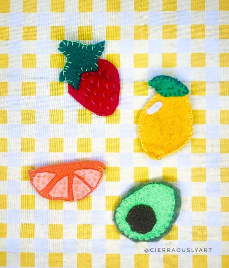 Bunch O Fruit Felt Catnip Cat Toys
