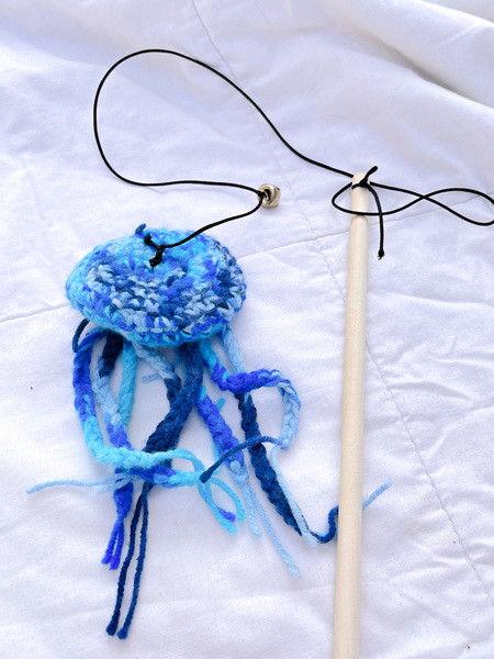 Crochet JellyFish Teaser Toy