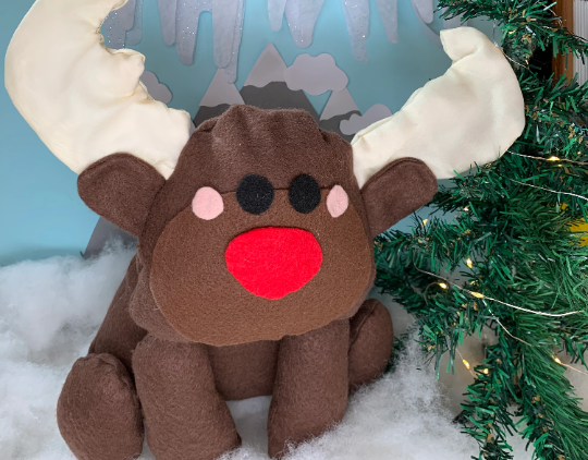 Felt Reindeer Plushie