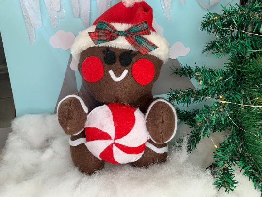 Gingerbread Woman Felt Plushie