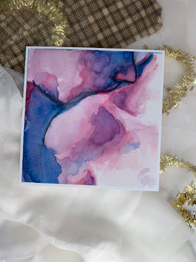 Pink Shoulder Kiss Print