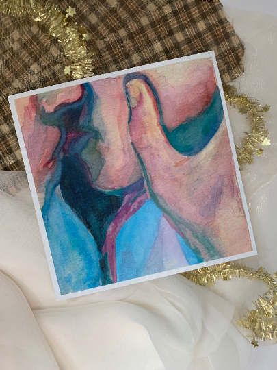 Blue Kiss Print