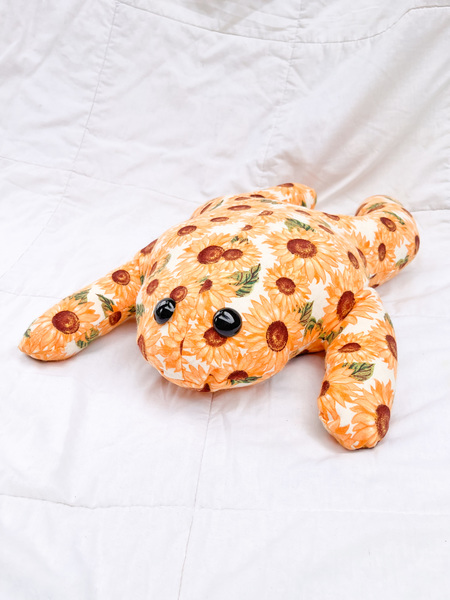 Large Sunflower Frog Plushie