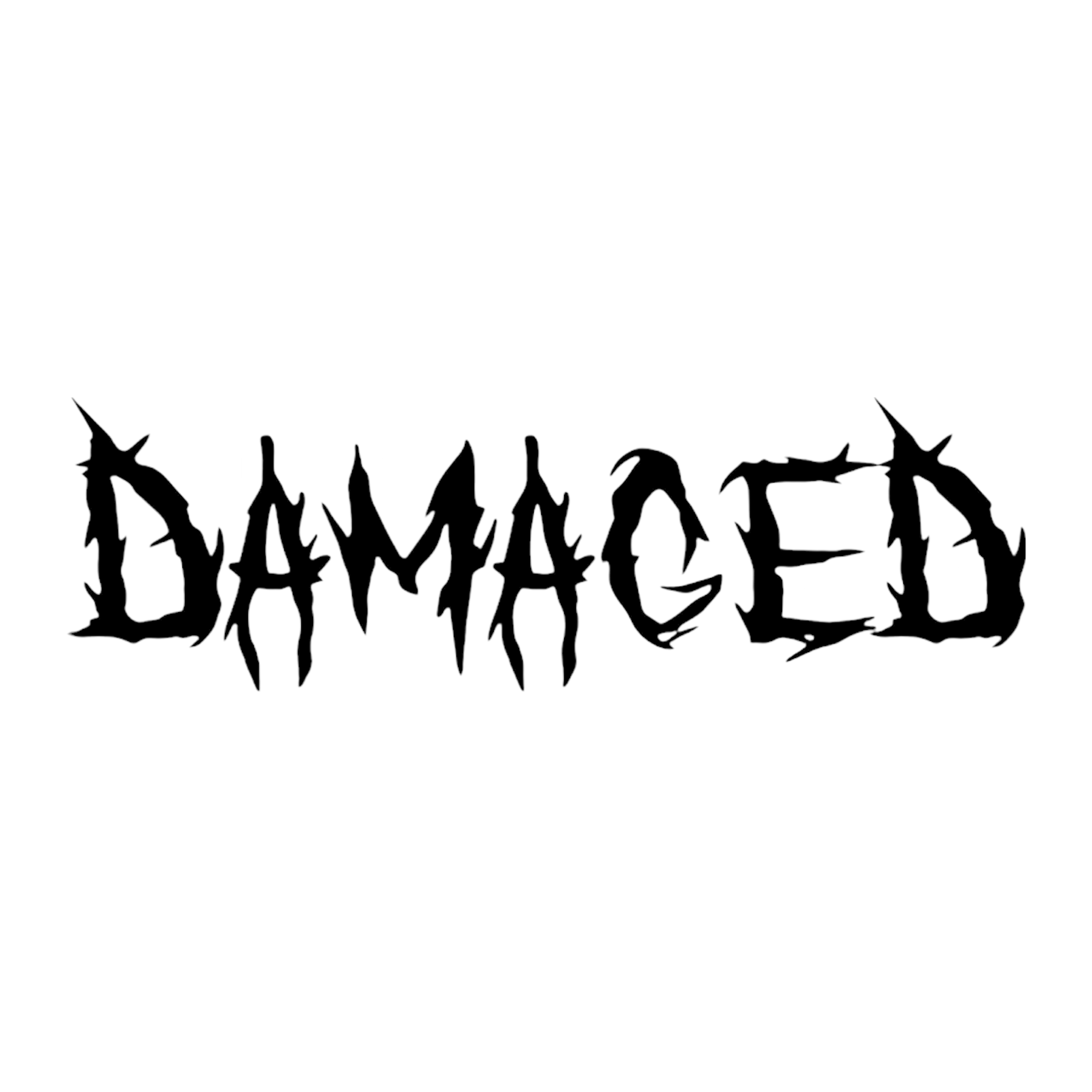 Damaged Sticker