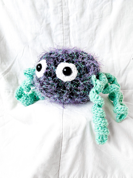 Silly Crochet Spiders
