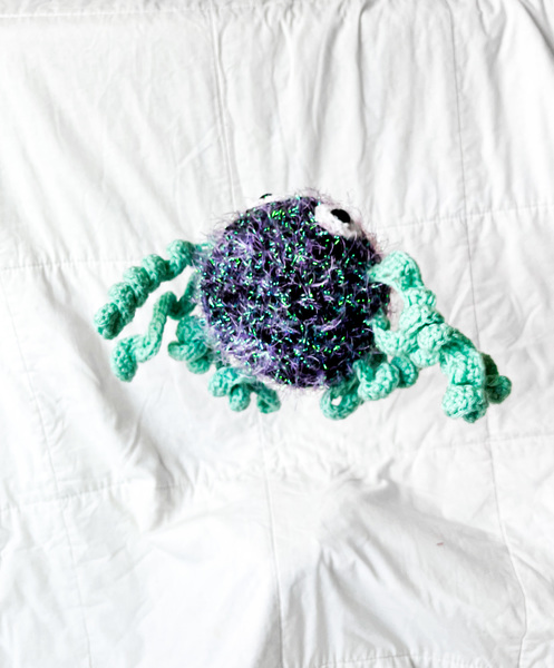 Silly Crochet Spiders