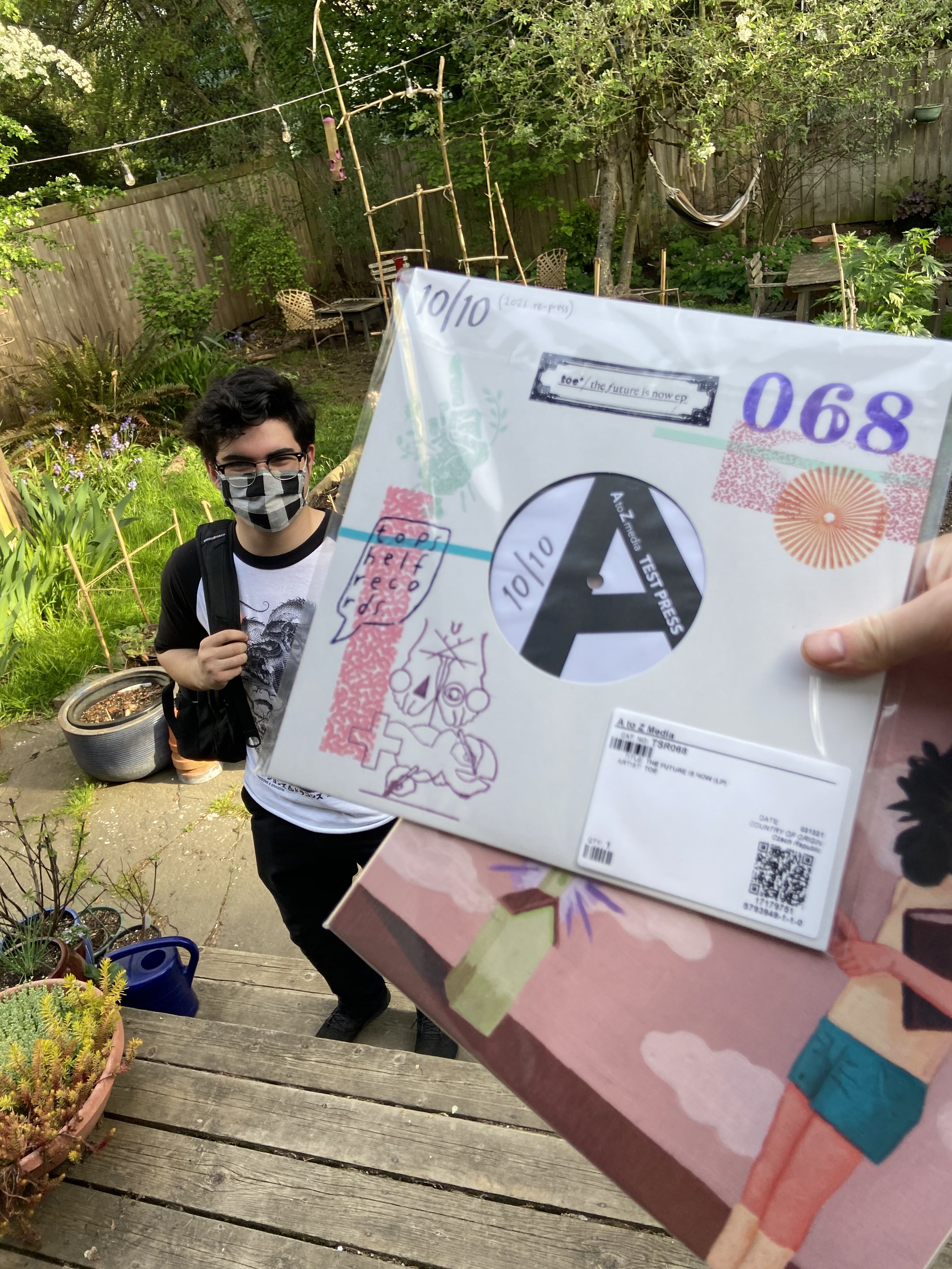 Product shots of Topshelf Records - Random Test Pressings