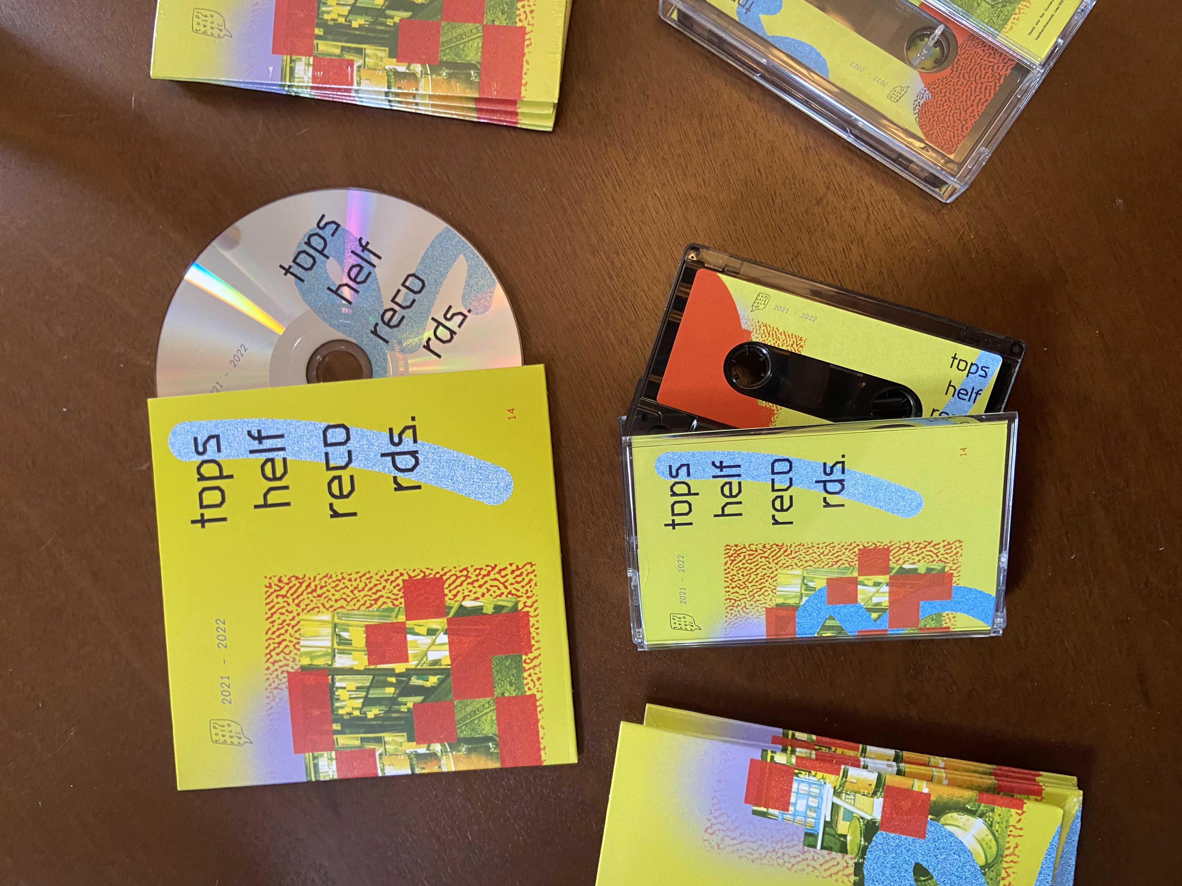 Product shots of Topshelf Records - 2021-2022 Label Sampler