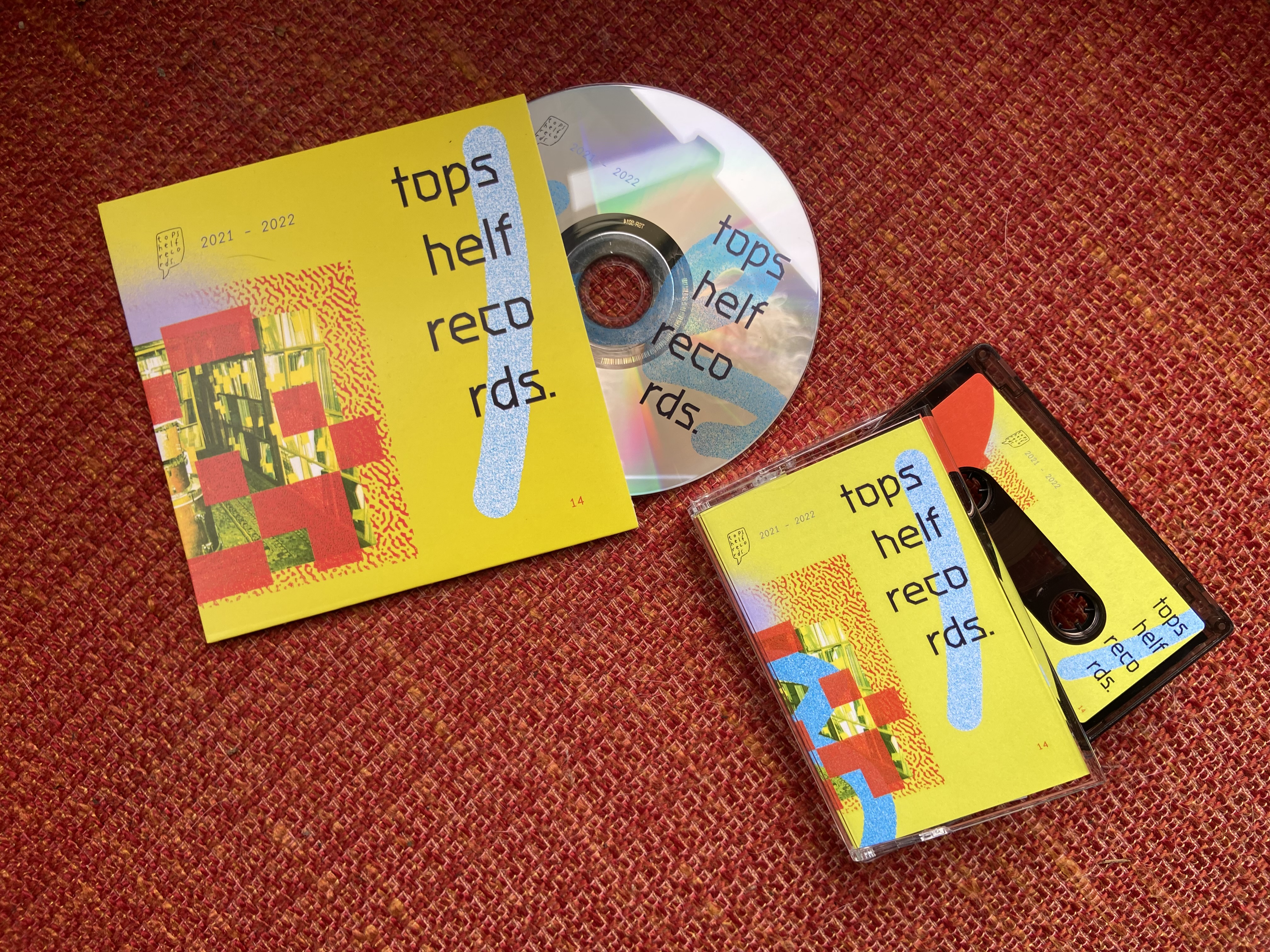 Product shots of Topshelf Records - 2021-2022 Label Sampler