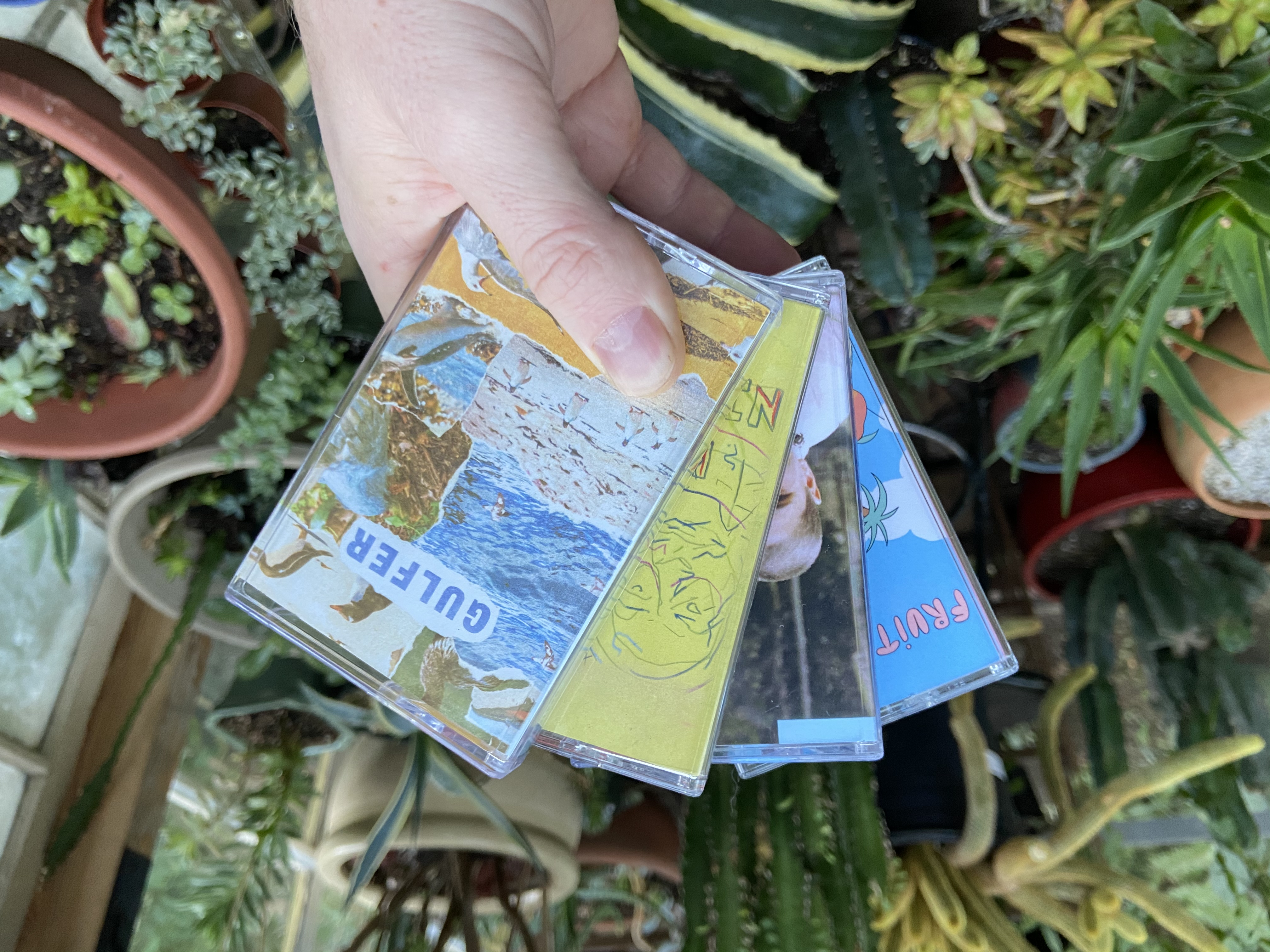 Product shots of Topshelf Records - Random Cassettes